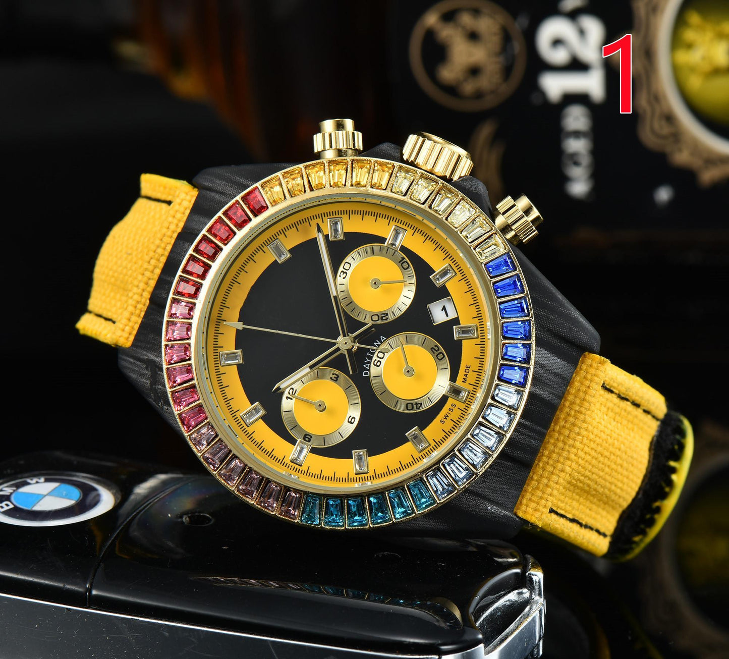 2021 new high quality luxury watches men's Five-pin series quartz