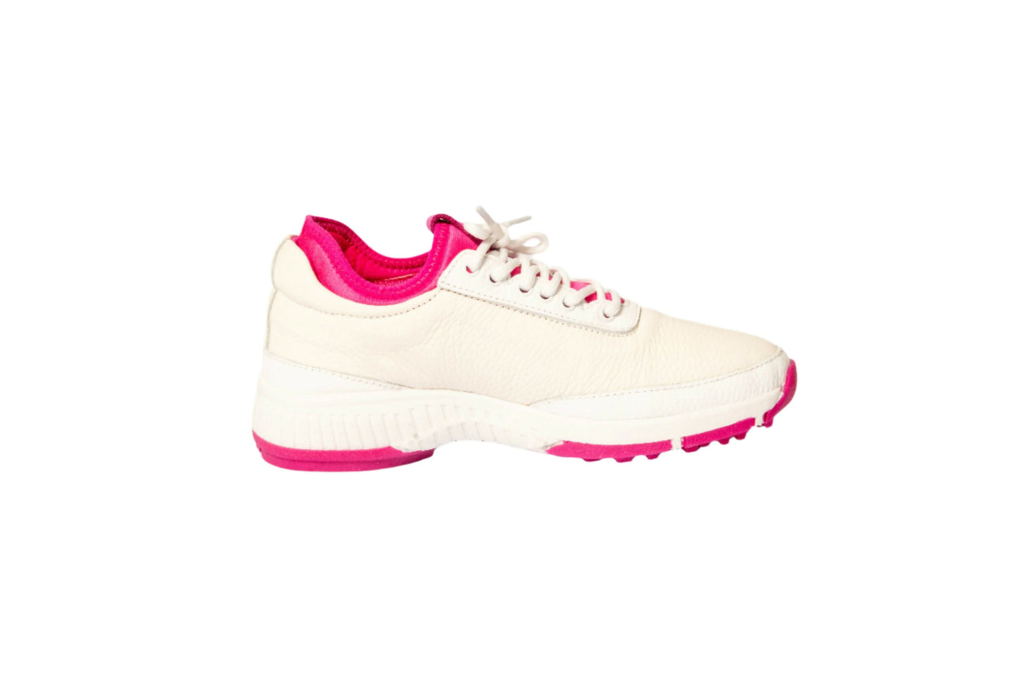 Women's Lynx Deerskin Golf Shoes in Pink