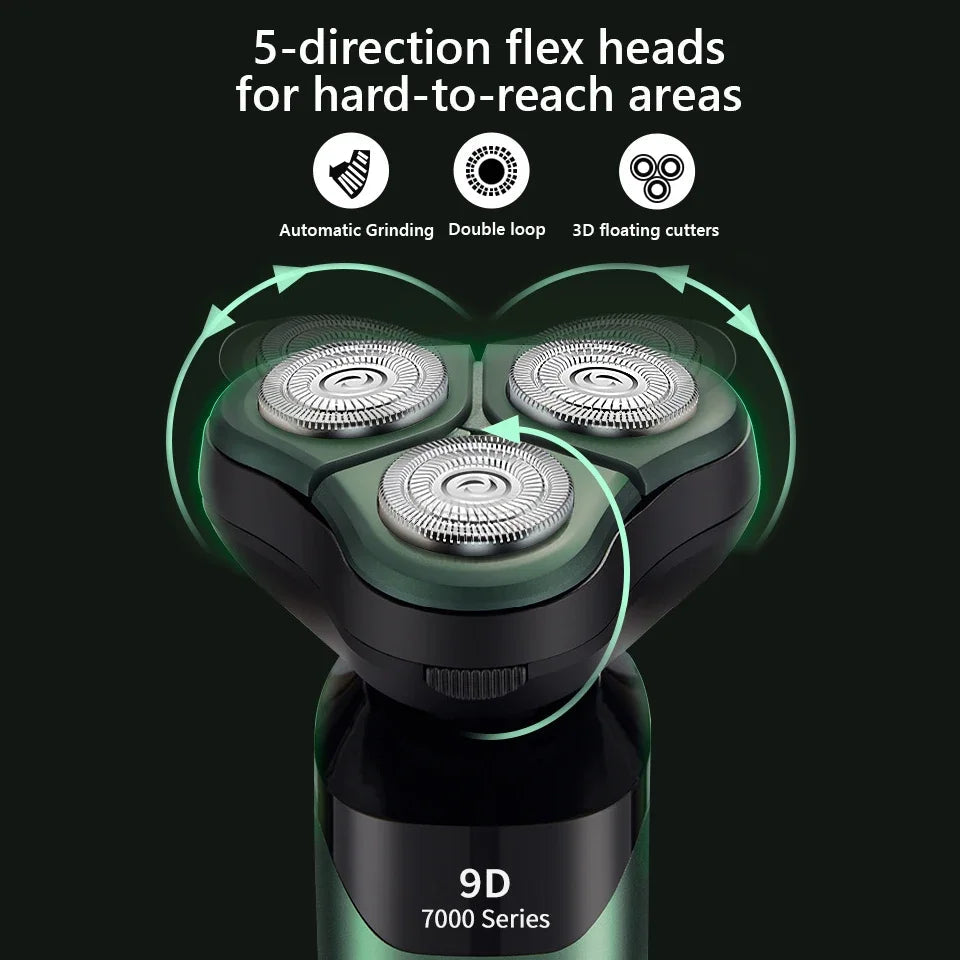 3D 4 in 1 Electric Shaver For Men Multi-Function Electric Shaver Razor