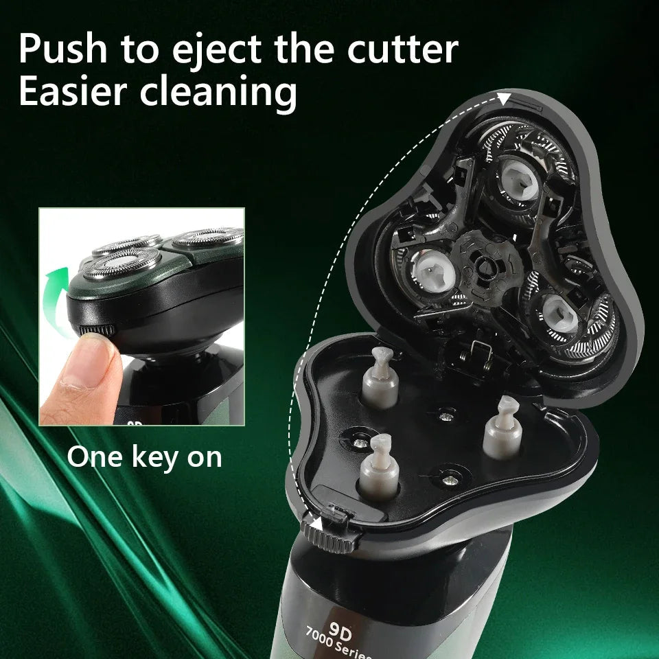 3D 4 in 1 Electric Shaver For Men Multi-Function Electric Shaver Razor