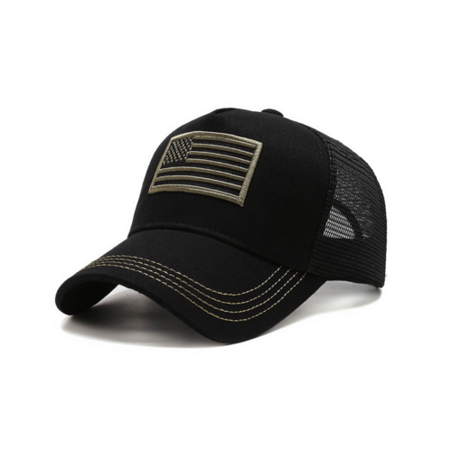 American Flag Trucker Hat with Adjustable Strap | Breathable & Unisex