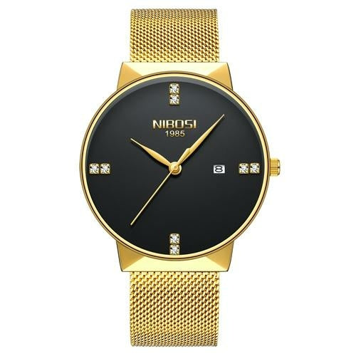 cwp NIBOSI Fashion Mens Watches Top Brand Luxury Quartz Watch Men